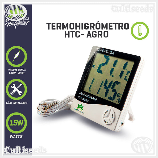 Grow Genetic Termohigrometro HTC-AGRO